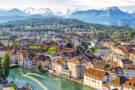 A panoramic aerial view of Lucerne