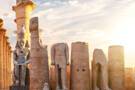 A panoramic view of Luxor Temple