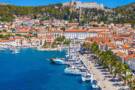 A panoramic view of Hvar