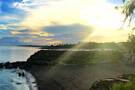 A panoramic view of sunrise at Nightcliff in Darwin