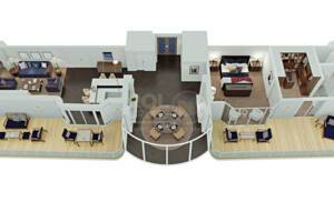Owner's Suite Floor Plan, Vista, Oceania Crusies