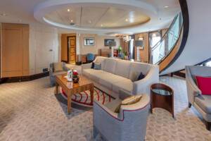Grand Duplex Lounge Area, Queen Mary 2, Cunard