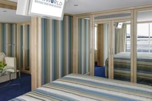 Royal Suite Bedroom, S.S. Beatrice, Uniworld
