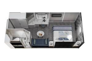 Ocean View Porthole Stateroom, Floor Plan, Insignia, Oceania Cruises