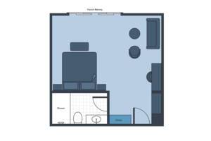Viceroy Suite Floor Plan, Ganges Voyager II, Uniworld