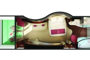 Family Mini-Suite floor plan, Norwegian Epic