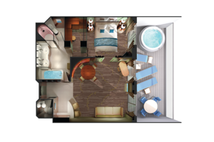 Owner's Suite Floorplan, Pride of America