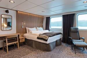 Arctic Superior Wheelchair-accessible cabin, Ms Roald Amundsen, HX Expeditions