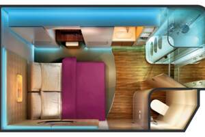 Studio floor plan, Norwegian Epic