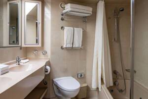 Mini Suite Bathroom, Arcadia, P&O Cruises