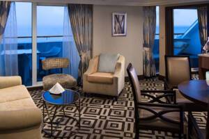 Club Ocean Suite Living Room on Azamara Pursuit