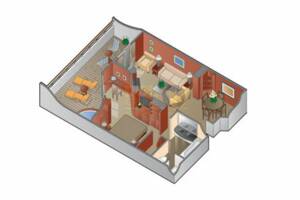 Royal Suite Floor Plan, Celebrity Summit