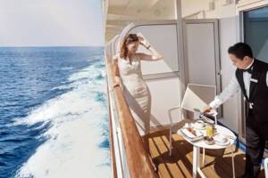 Deluxe Veranda Suite balcony, Silver Muse