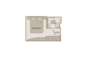 Standard Suite Floorplan, Scenic Ruby - Configuration may vary