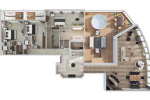 The Haven 3-Bedroom Garden Villa, Norwegian Pearl