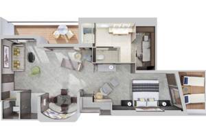 The Haven Deluxe Owner's Suite, Norwegian Jewel