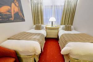 Superior Ocean View Cabin Bedroom, Balmoral, Fred. Olsen Cruise Lines