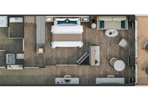 Premium Medallion Suite Floor Plan, Silver Ray