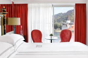 French Balcony Stateroom, River Princess, Uniworld