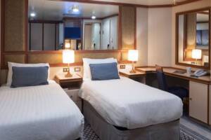 Inside Bedroom, Azura, P&O Cruises