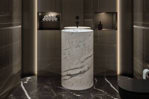 Regent Suite Half of Bathroom, Seven Seas Grandeur