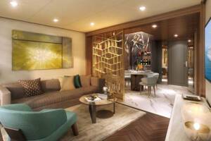 Sky Suite, Living Room, Enchanted Princess, Princess Cruises