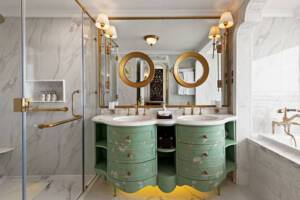 Royal Suite Bathroom, Mekong Jewel, Uniworld