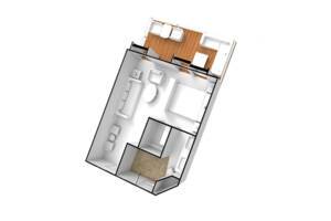 Regent Explorer, Penthouse Suite (B) floor plan