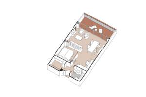 Seven Seas Suite Forward Floor Plan, Seven Seas Mariner, Regent Seven Seas