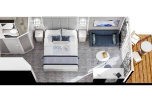 Veranda, Floor Plan, Nautica, Oceania Cruises