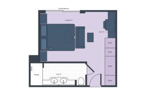 Suite Floor Plan, S.S. La Venezia, Uniworld