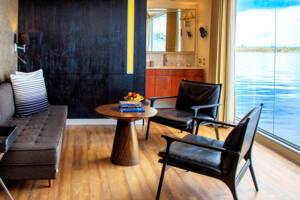 Interconnecting Suite sitting area, Aria Amazon, Uniwolrd