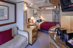 Princess Suite Bedroom, Queen Elizabeth, Cunard