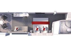 Aqua Class floor plan, Celebrity Ascent