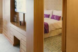 De Luxe Suite Living Area. Ambition, Ambassador Cruise Line