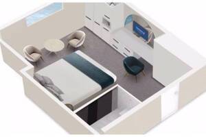 Outside Stateroom Floorplan