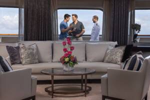 Owners Suite (O2) Deck 8, Seabourn Sojourn