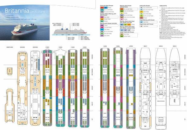 britannia cruise ship layout