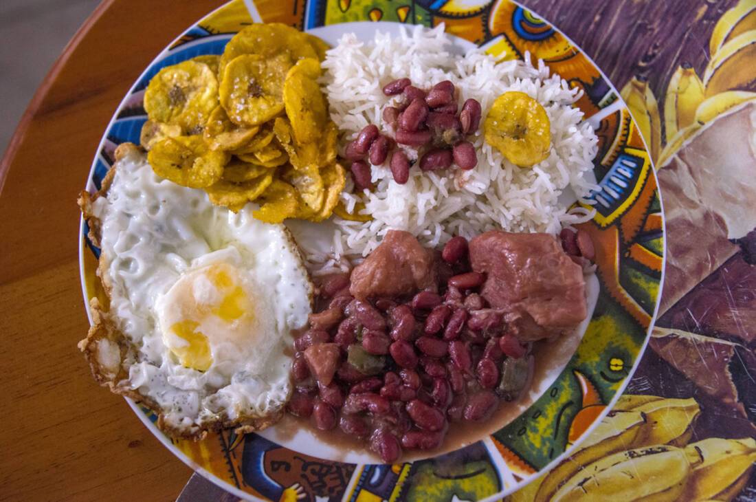 Traditional Cuban food