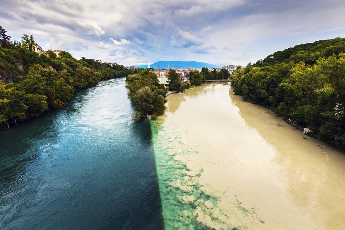 Confluence of Rhone