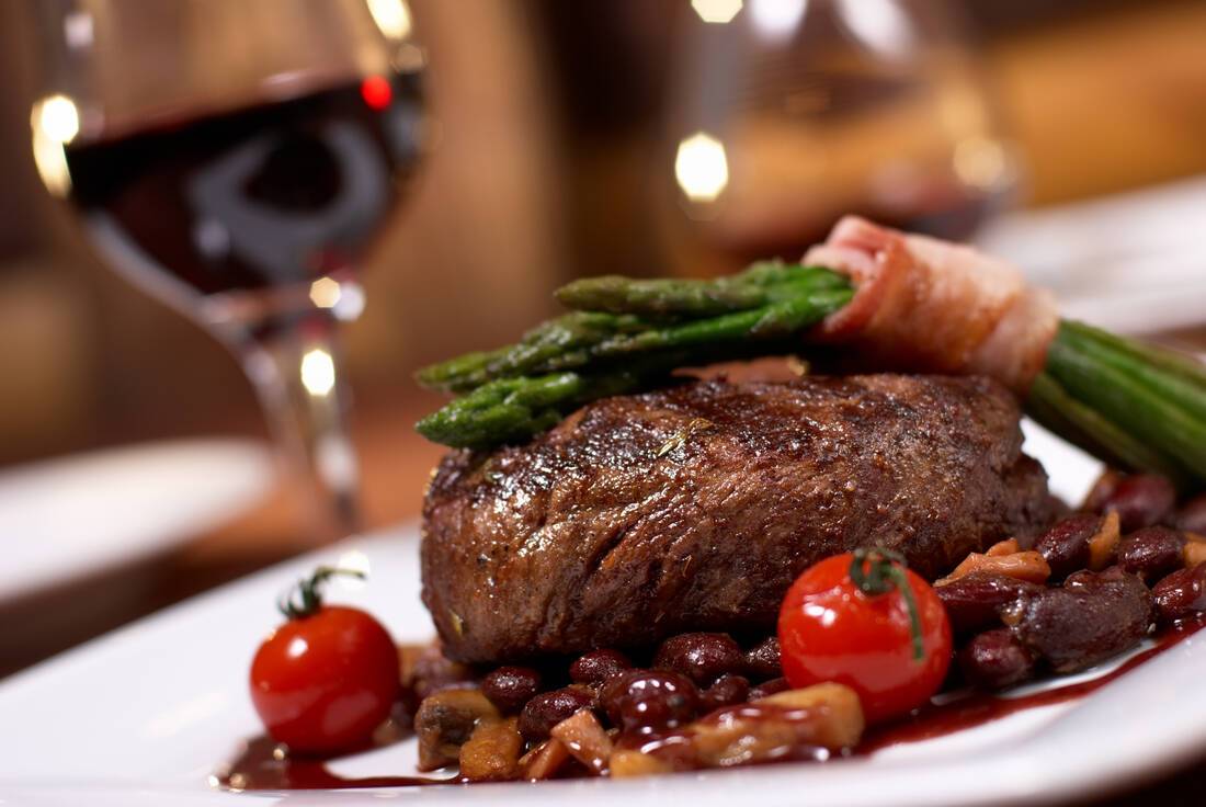 Food on a cruise ship