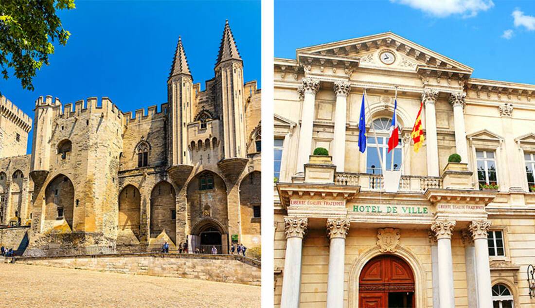 City Hall and the Popes' Palace