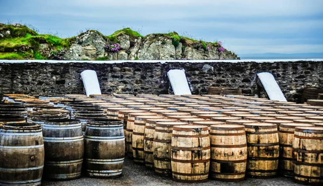 Whisky barrels