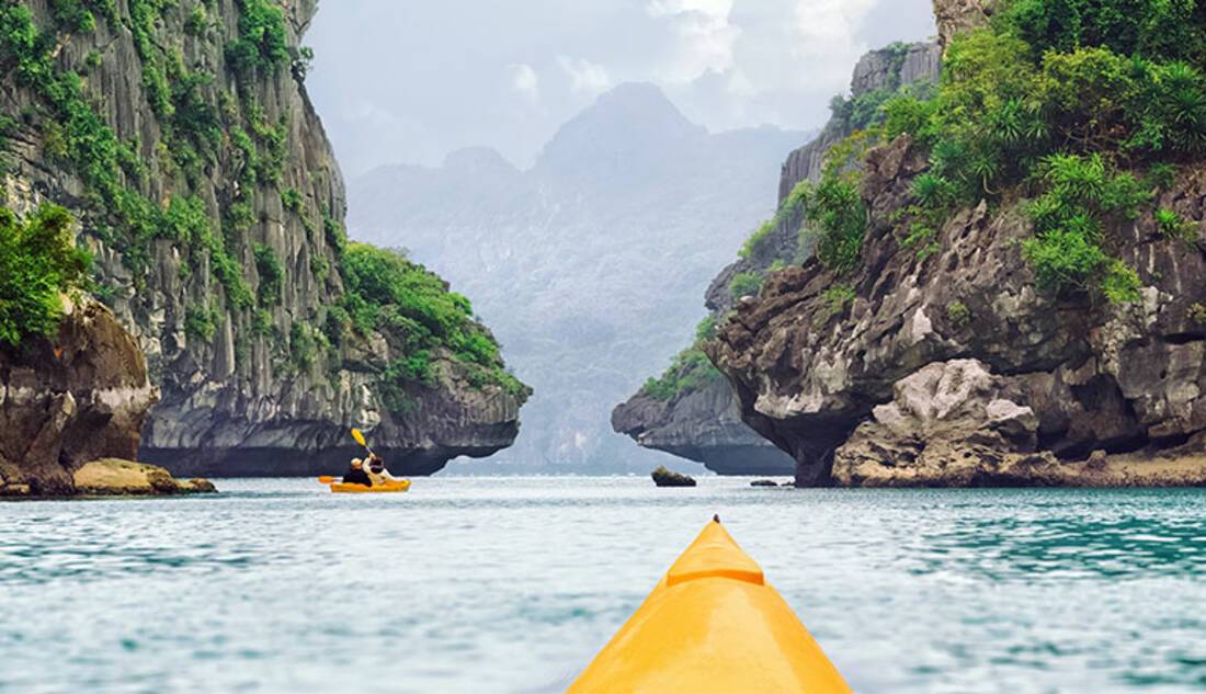Kayaking, Halong Bay, Vietnam