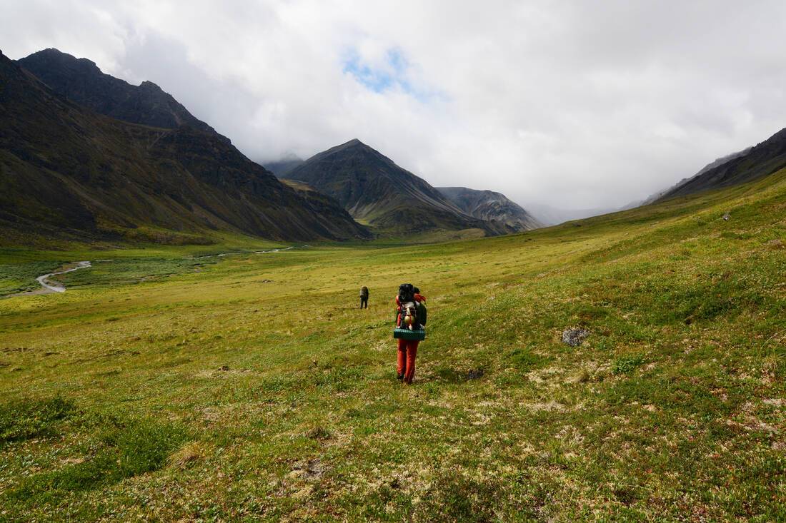 hiking in Alaska