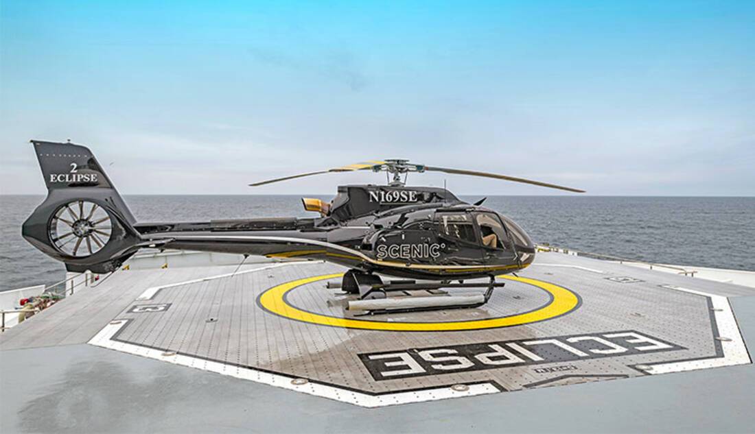 Scenic Eclipse Helicopter