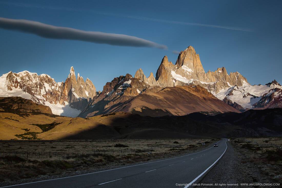 Road through mountains in Argentina
