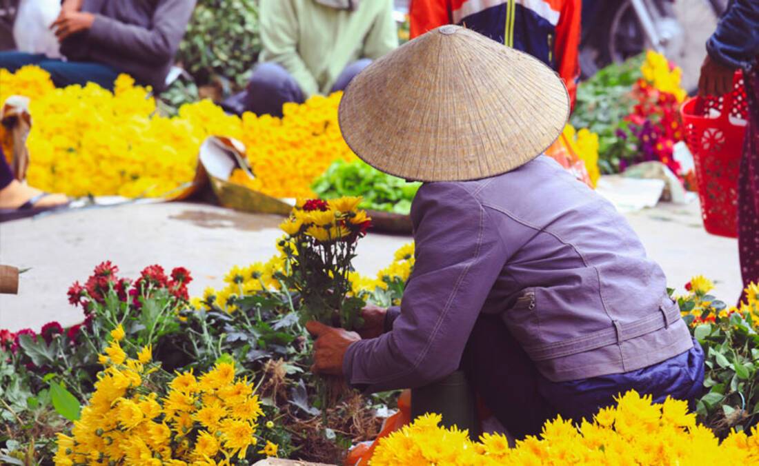 Flower Market, Ho chi Minh City, Vietnam