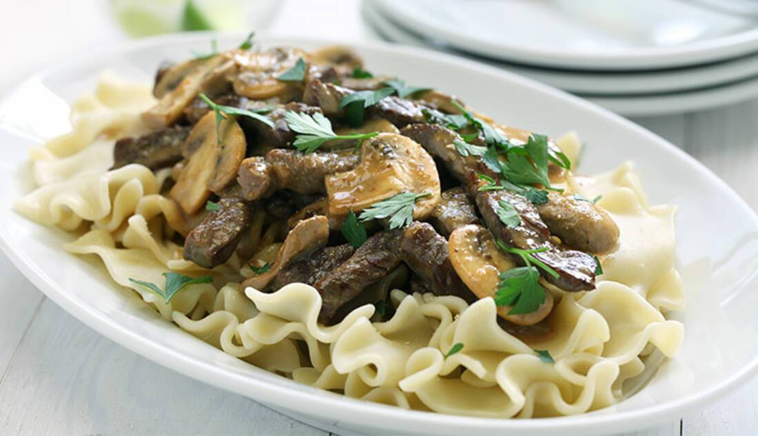 Beef Stroganoff