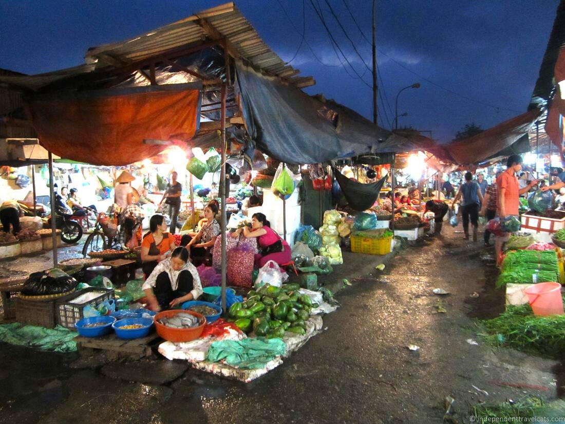 Long Bien market Vietnam